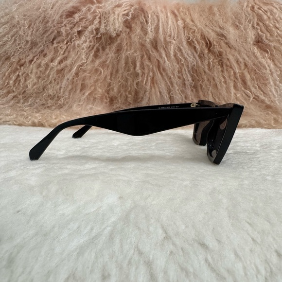 Used AUTHENTIC excellent great condition Céline EDGE all black sunglasses - Picture 13 of 15